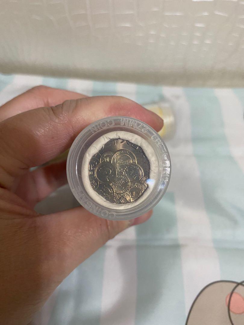 民國88年幣中幣10元原封卷50枚出售, 書籍、休閒與玩具, 收藏、紀念品, 錢幣、紙鈔在旋轉拍賣