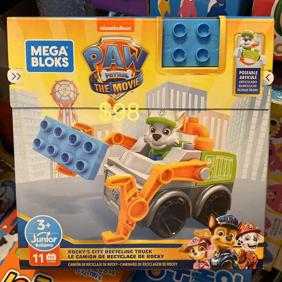 Mega Bloks Paw Patrol Chase, Marshall, Rocky Patrulla Canina