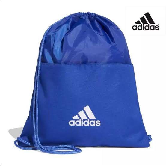 ADIDAS Blue Drawstring Bag Men s Fashion Bags Backpacks on