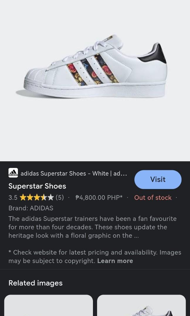 Superstar Floral Stripes ( Limited Edition), Women's Fashion, Footwear, Shoe inserts on Carousell