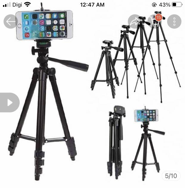 Adjustable tripod stand, Mobile Phones & Gadgets, Mobile & Gadget