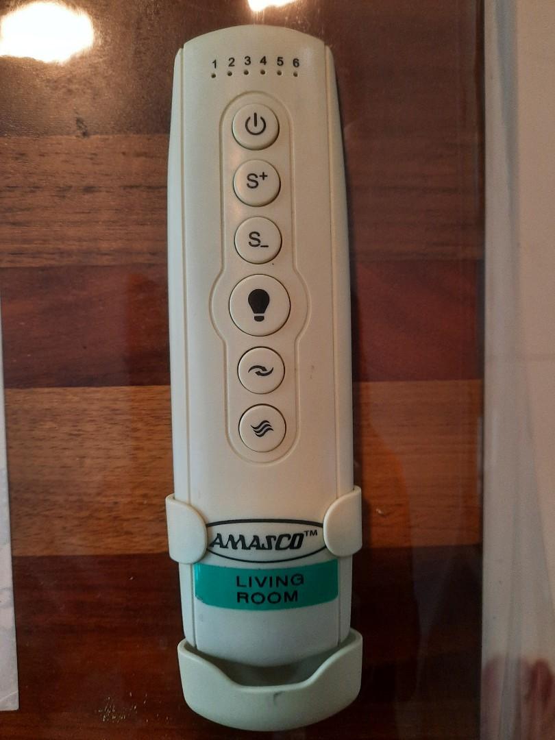 Amasco triniti remote, Furniture & Home Living, Lighting & Fans, Fans