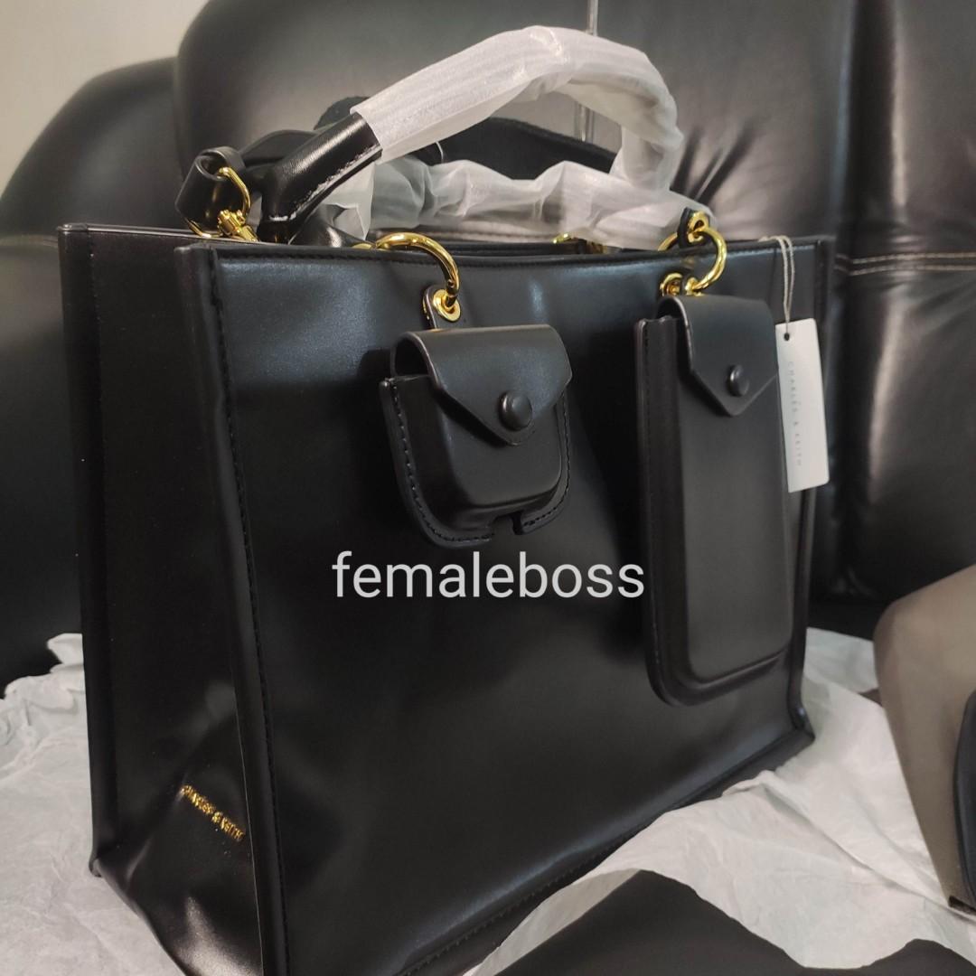 Amber Double Handle Tote CK Women s Fashion Bags Wallets Tote