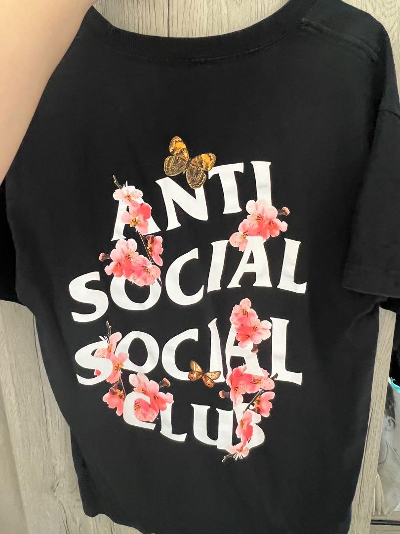 Anti social social club flower t shirt T shirt Carousell