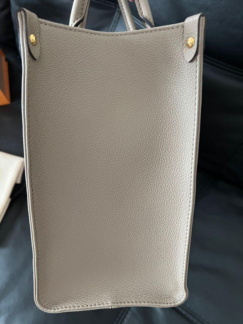 Handmade Bicolor Empreinte Leather Handbag On the Go – LV PL