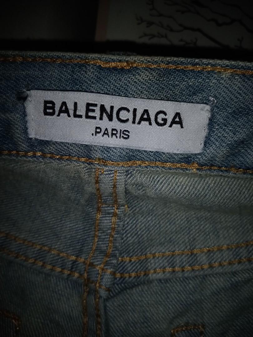 balenciaga twisted jeans