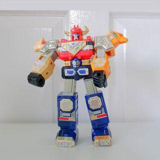 BANDAI 1998 Power Rangers Deluxe Lost Galaxy Megazord Robot Transformers Vintage Toy