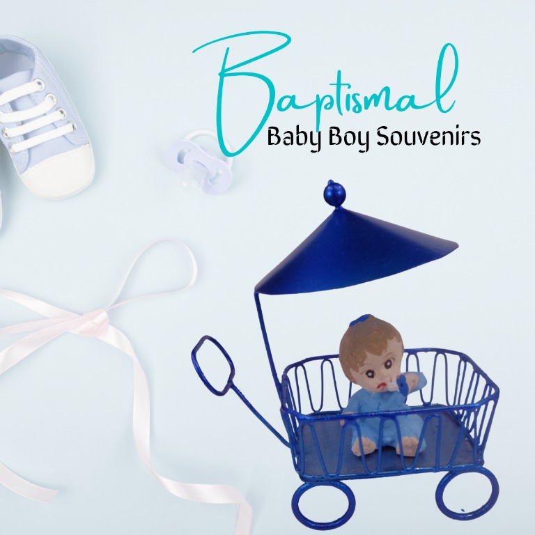 Baptismal and Birthday Souvenir and Giveaways for Baby Boy Stroller (Minimum order of 20pcs