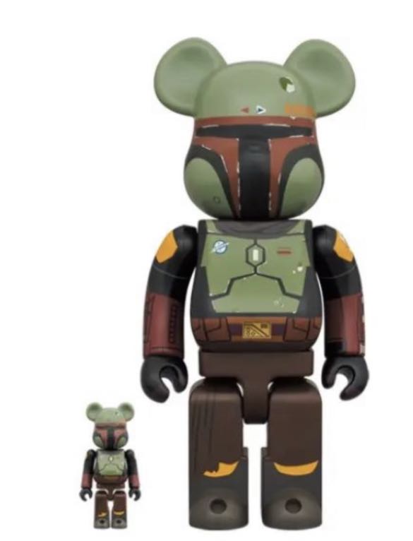 預訂BEARBRICK BOBA FETT 400% + 100% (8-9月到貨), 興趣及遊戲, 玩具