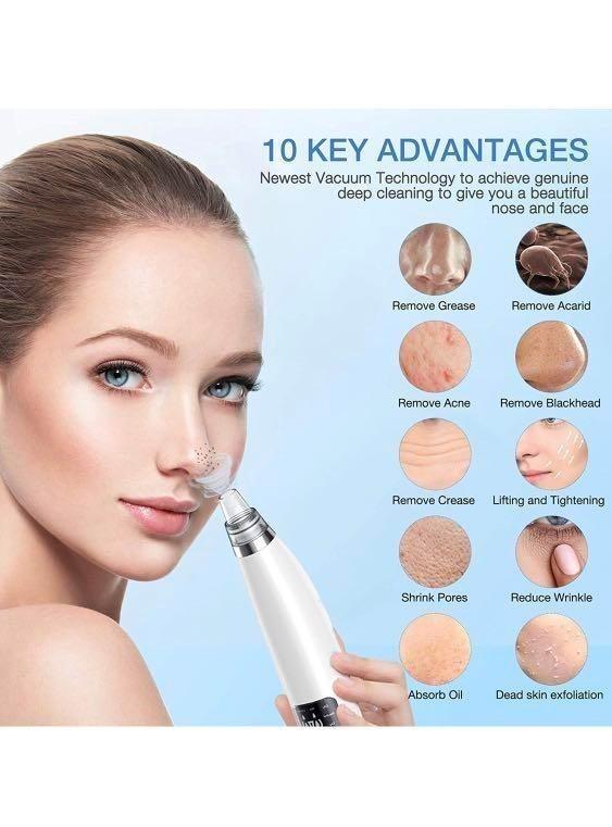 BESTOPE Blackhead Remover Pore Vacuum with Heating and Vibration