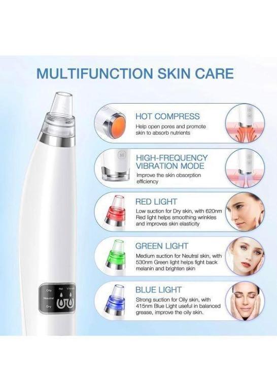 BESTOPE Blackhead Remover Pore Vacuum with Heating and Vibration