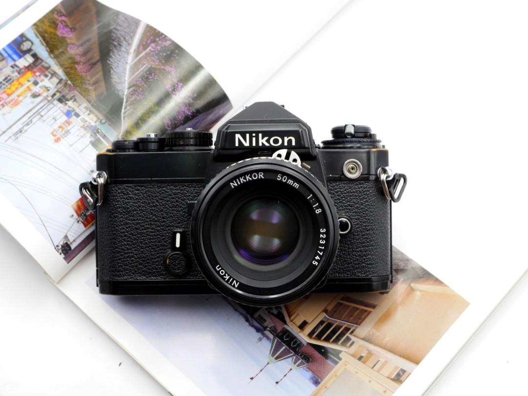 Nikon Fe2 Nikon FE Black Ai-s NIKKOR 50mm F1.8 Pancake Slr