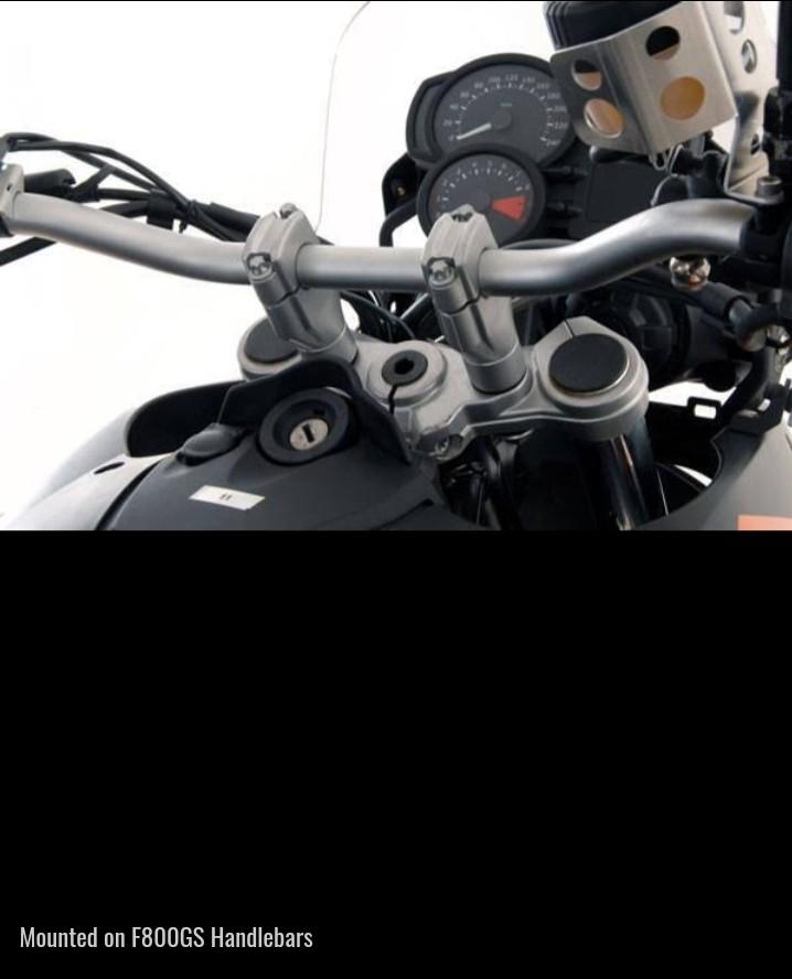 BMW F800GS ADV F700GS F650GS Touratech 20mm Handlebar Risers