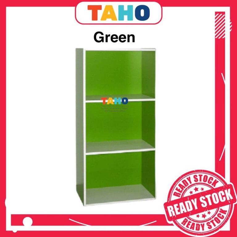 Book Rack 3 Tier Rack BookShelf Wooden Book Shelf Rack Storage
