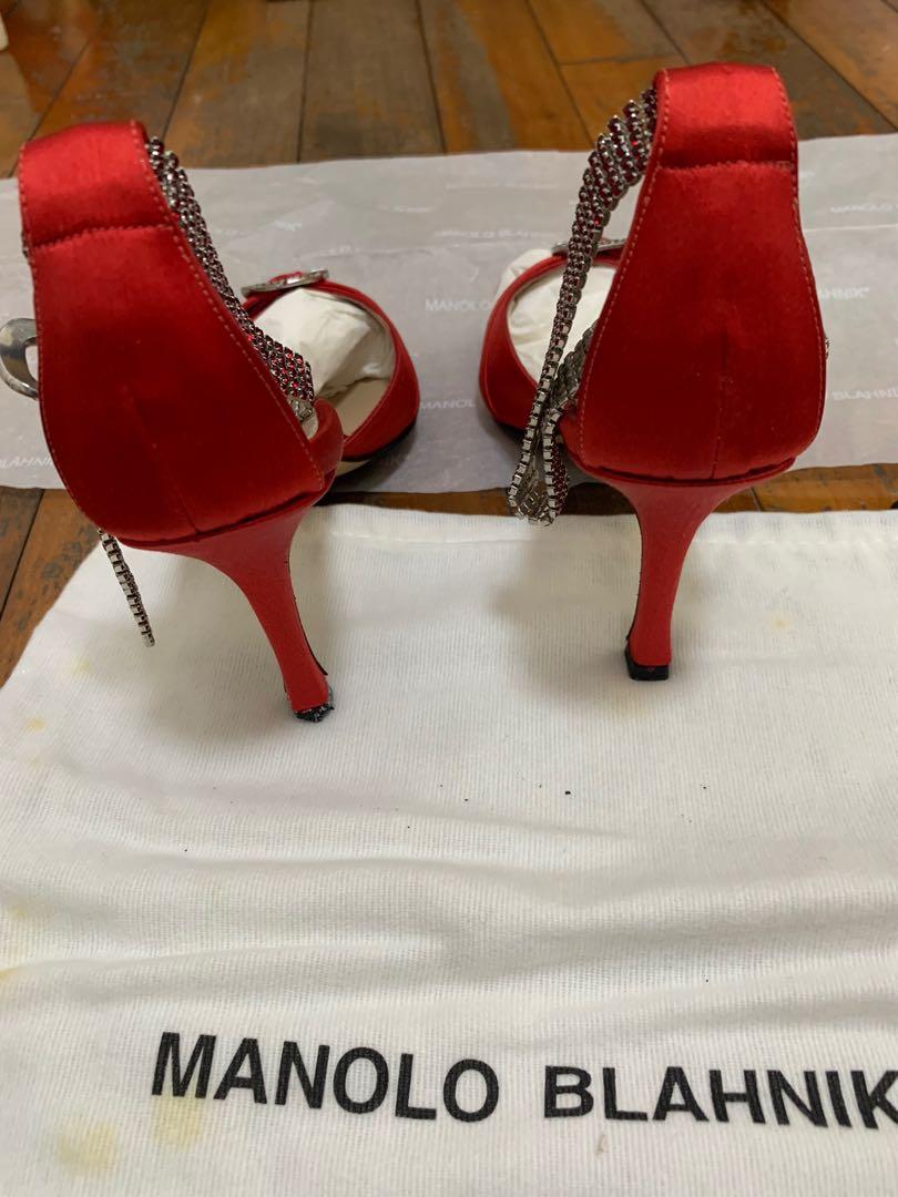Red 3.5 inch deals heels