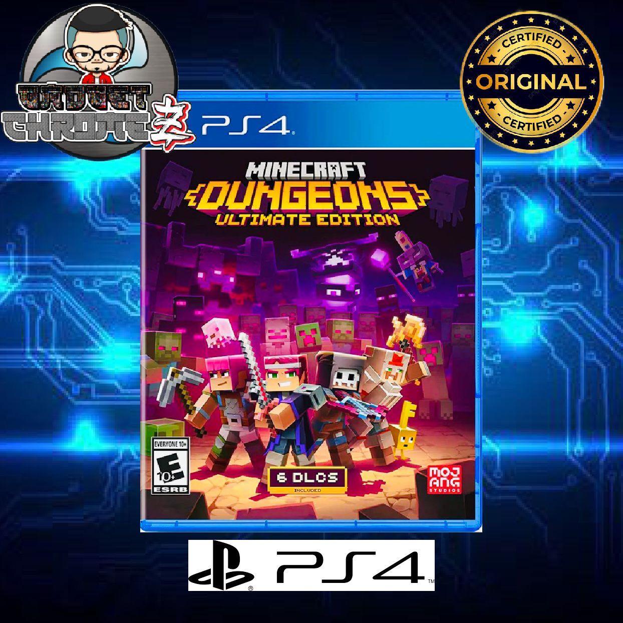 Video on | Ultimate Edition Dungeons: Video Gaming, BRANDNEW, Games, Minecraft Carousell PlayStation PS4 |