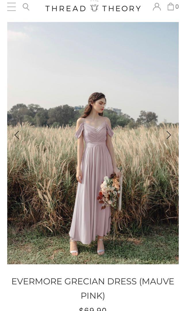 Mauve pink bridesmaid dresses shop