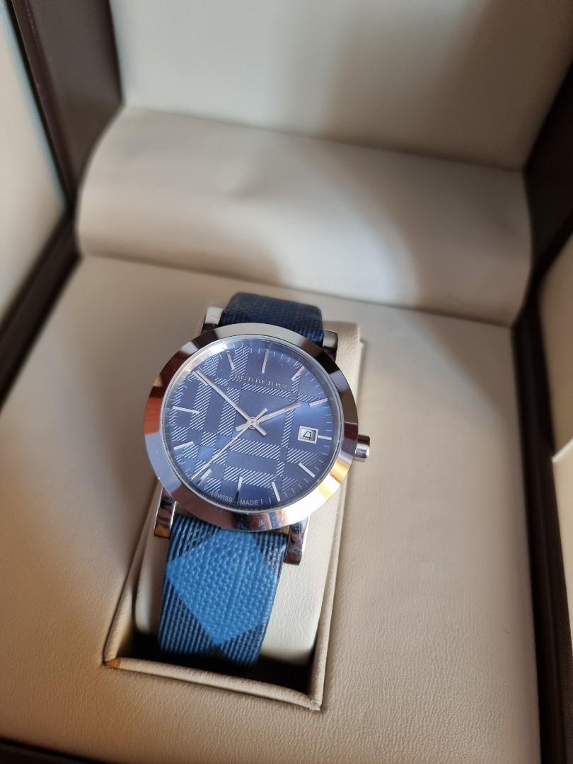 Burberry watch womens blue top