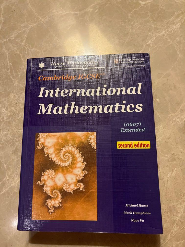 Cambridge IGCSE International Math Haese Math Textbook, Hobbies & Toys ...