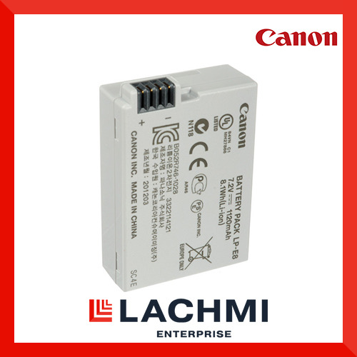 Canon LP-E8 Rechargeable Lithium-Ion Battery Pack (7.2V, 1120mAh ...
