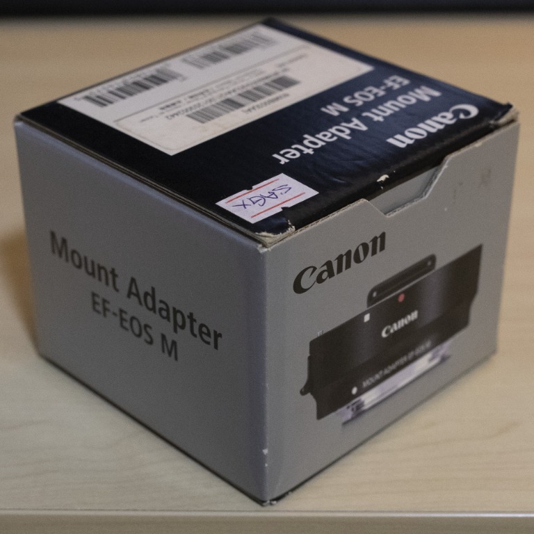 Canon mount adapter EFEOS M for M3 / M5 / M6 / M10 / M50 / M100 / M200