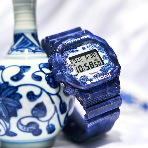G shock watches white and blue sale