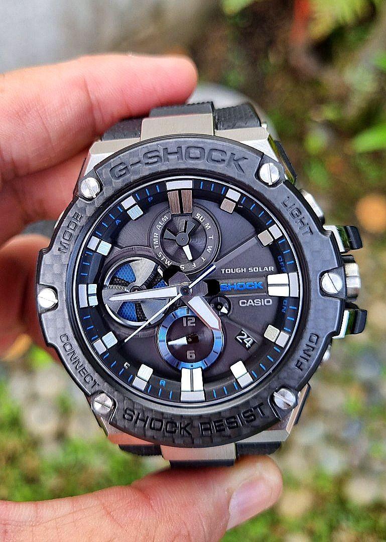 CASIO G Shock Steel GST B100XA 1A Carbon