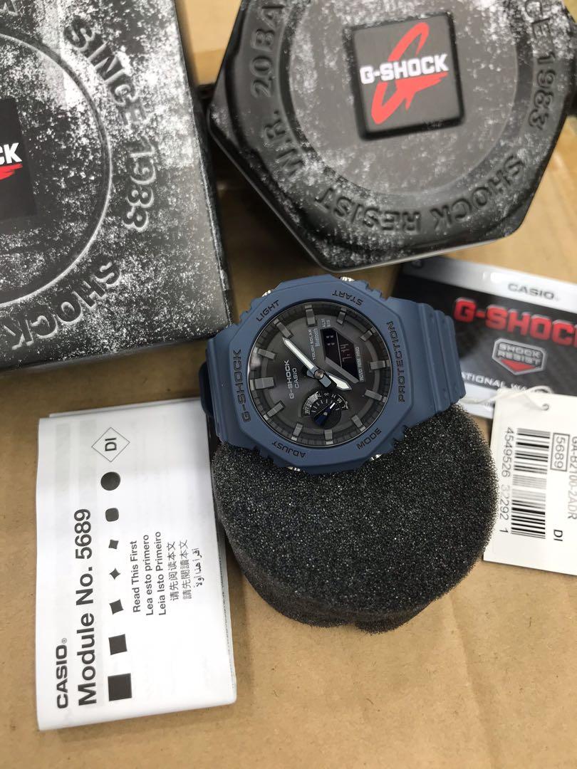 Casioak Gshock Bluetooth GAB2100-2A (Category: Men's Watches) located in Manila. Submitted by seikowatchfactory (Listing ID 1172761304, Image 3). Description: Contact: +639178302158 sms/viber/whatsapp/wechat/telegram BNIB 10/10 Model: Casio Gshock GAB2100-2A Price: 6800 pesos Specifications: Case Size: 48.5 x 45.4 x 11.9mm Case/Bezel Material: Carbon/Resin Shock Resistant Mineral Glass Neobrite Carbon Core Guard Structure Tough Solar Solar Powere