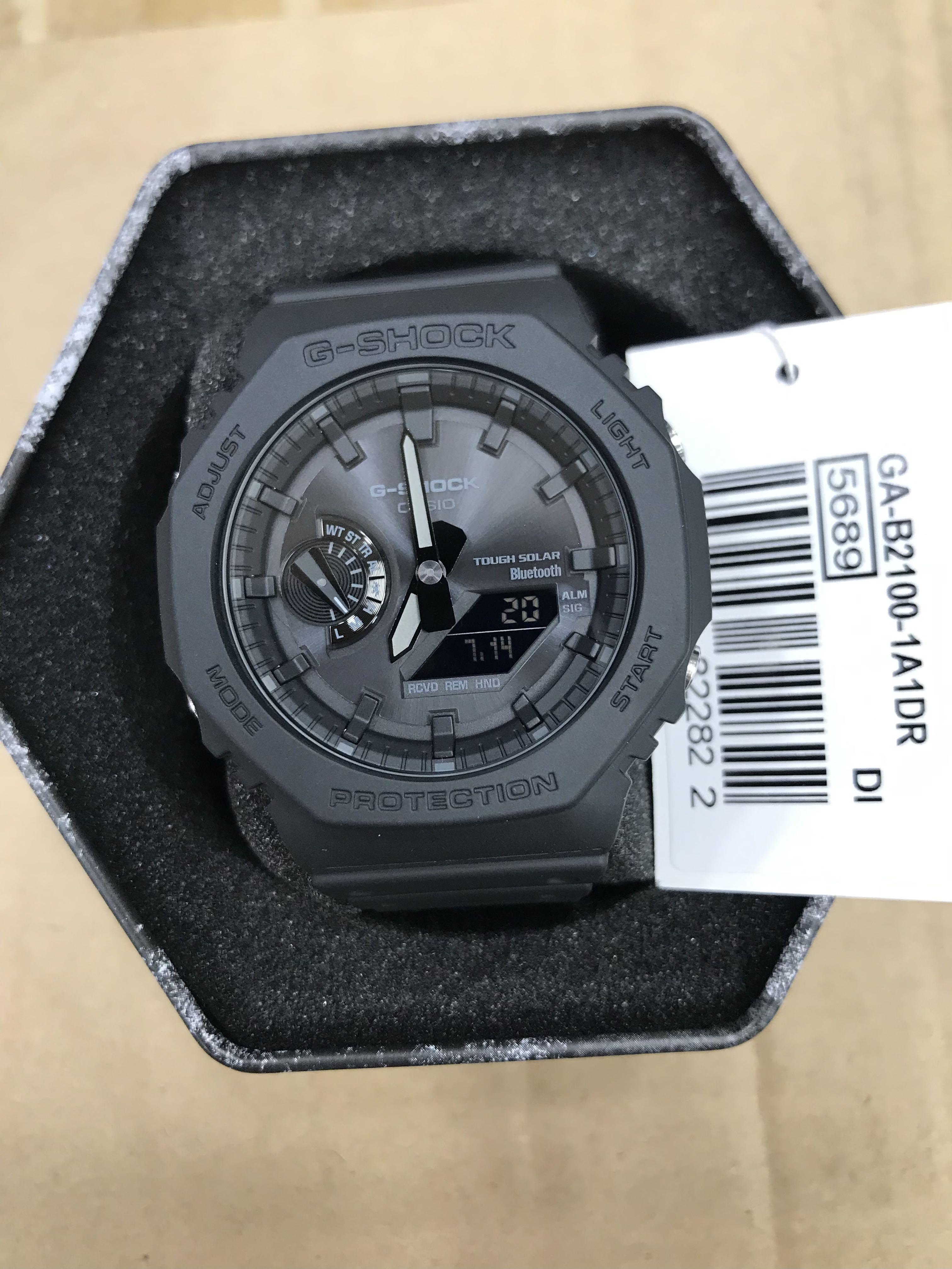 Casioak Gshock GAB2100-1A1 (Category: Men's Watches) located in Manila. Submitted by seikowatchfactory (Listing ID 1172761052, Image 2). Description: Contact: +639178302158 sms/viber/whatsapp/wechat/telegram BNIB 10/10 Model: Casio Gshock GAB2100-1A1 Price: 6295 pesos Specifications: Case Size: 48.5 x 45.4 x 11.9mm Case/Bezel Material: Carbon/Resin Shock Resistant Mineral Glass Neobrite Carbon Core Guard Structure Tough Solar Solar Powered Weight