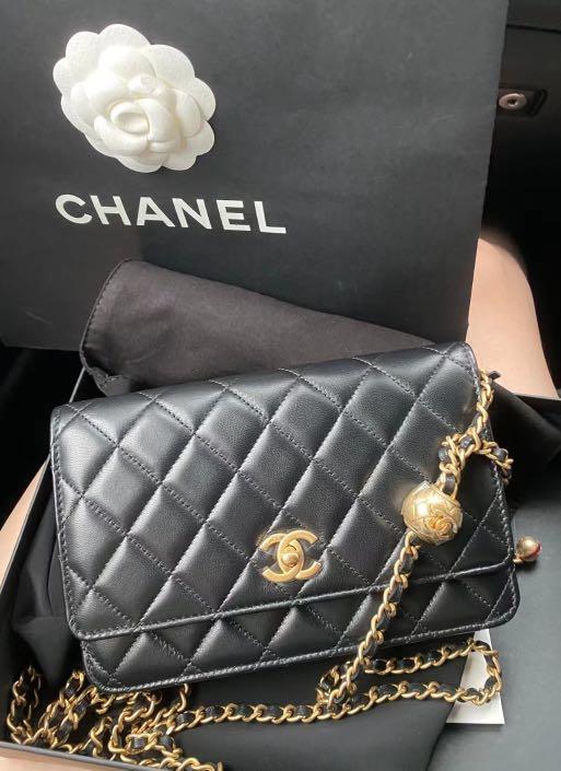 Original Chanel WOC Ladies Handbag W/Box and Dustbag "CREE"******