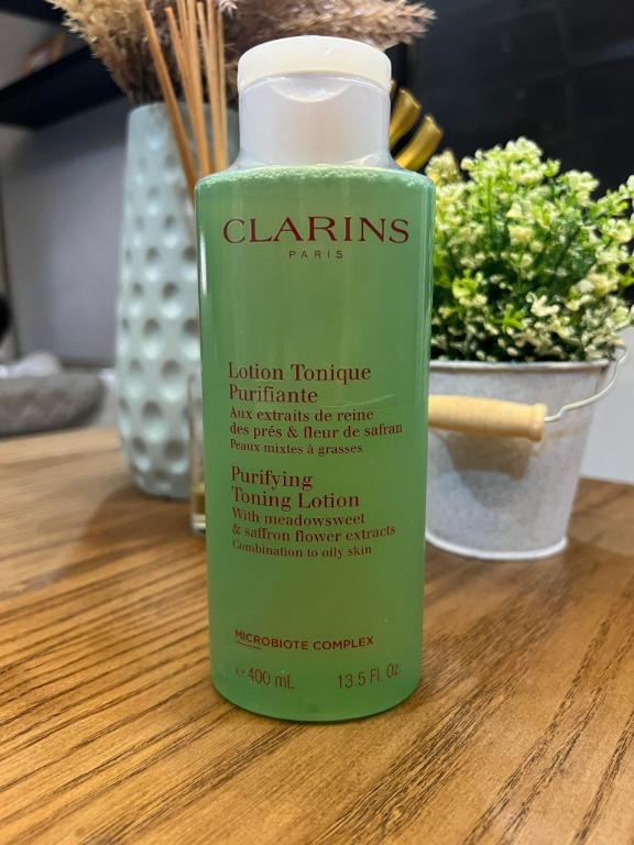 Clarins PURIFYING Toning Lotion 400ML, Beauty & Personal Care, Face, Face  Care on Carousell