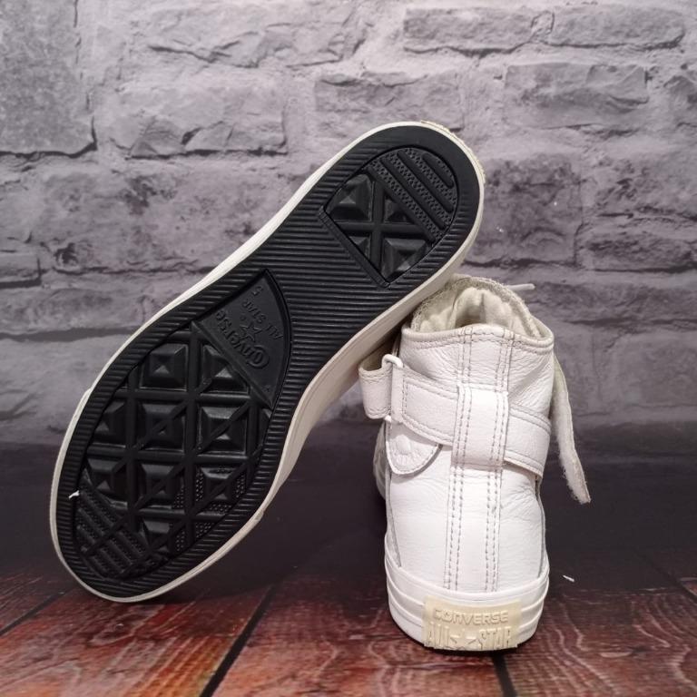 Converse CTAS Brea Leather Hi White Fesyen Wanita Sepatu di