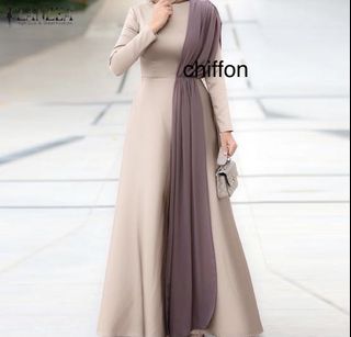 Shein Plus size Maxi Dress/ Abaya/ Pwede Arabian or Muslim Costume ,  Women's Fashion, Dresses & Sets, Dresses on Carousell