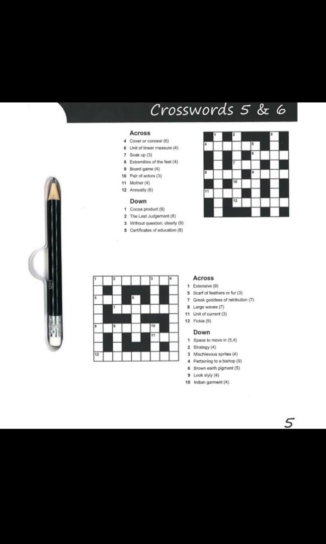 Crossword english