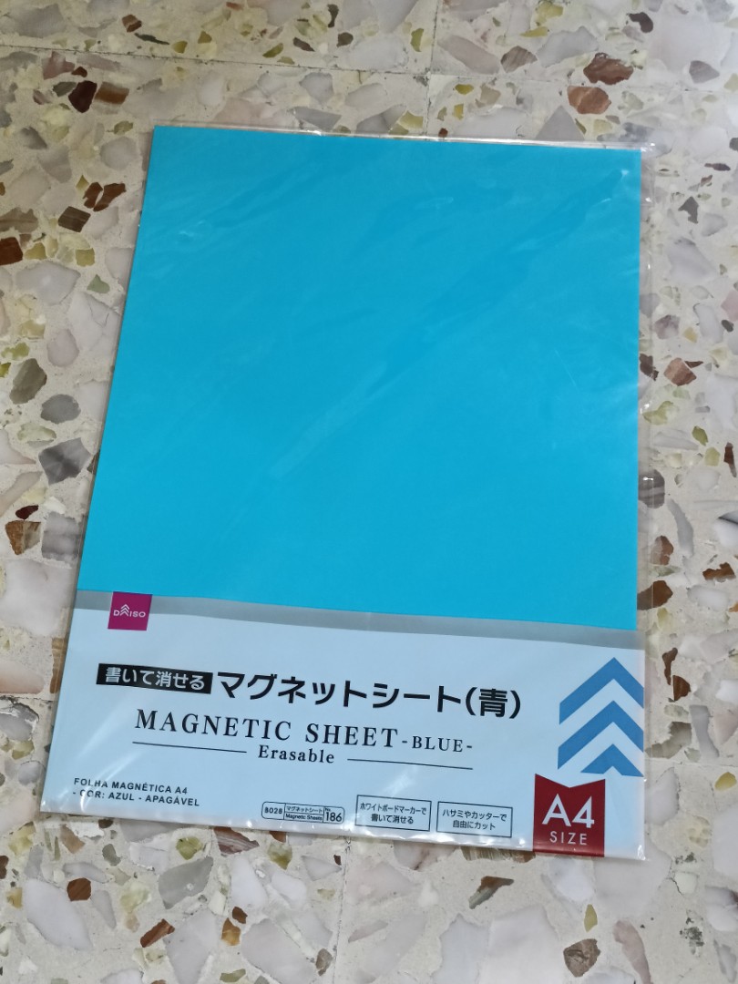 Daiso sheets erasable A4, Everything Else on Carousell