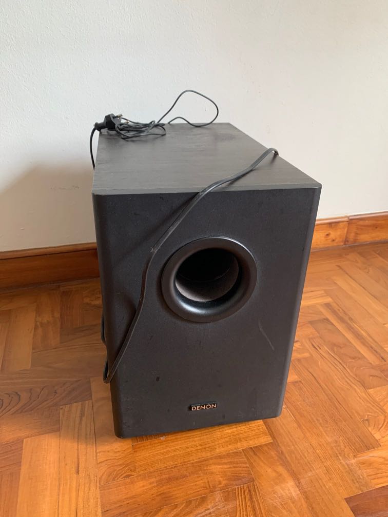 Denon subwoofer 65w ds1312, Audio, Soundbars, Speakers & Amplifiers on Carousell