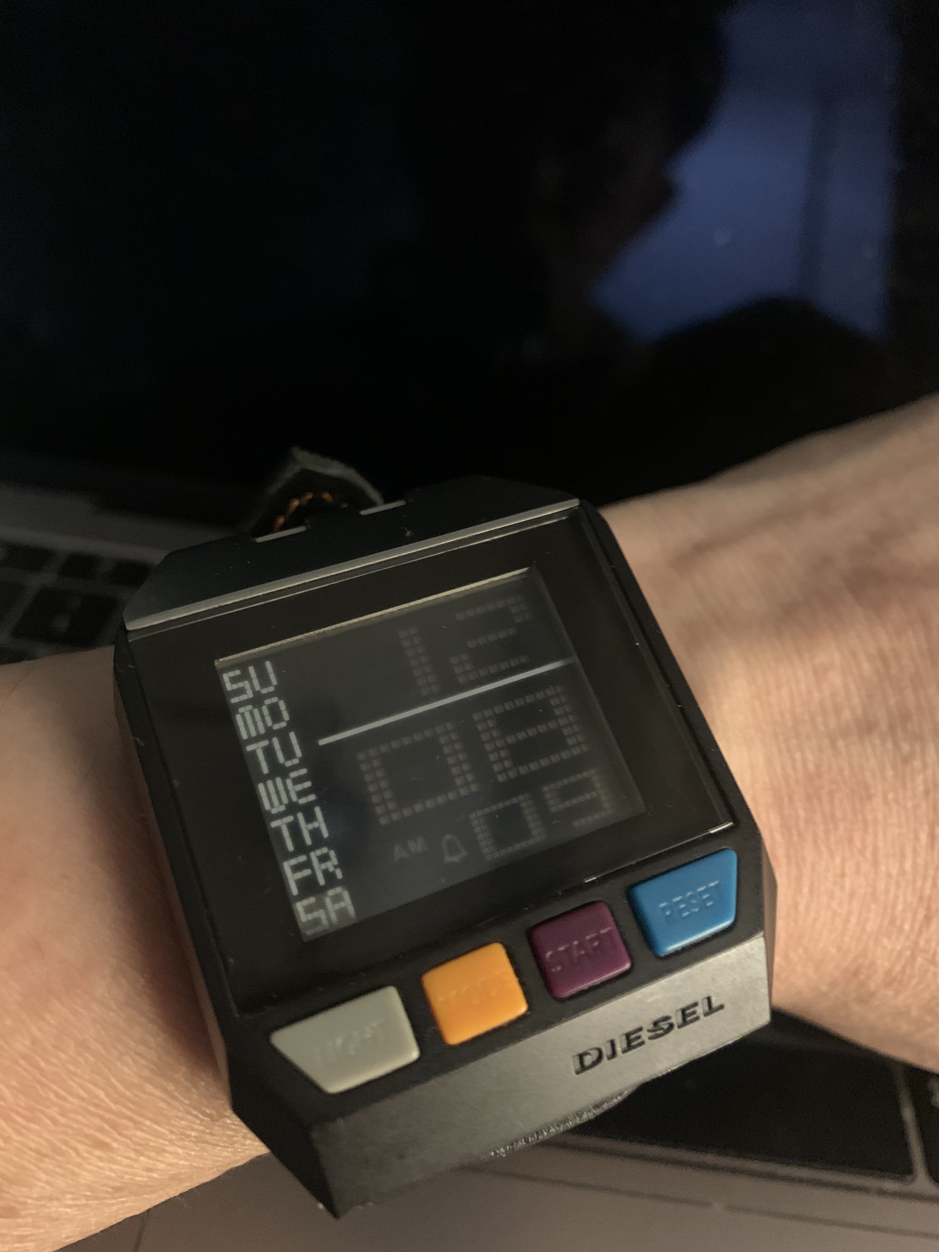 Diesel retro watch sale