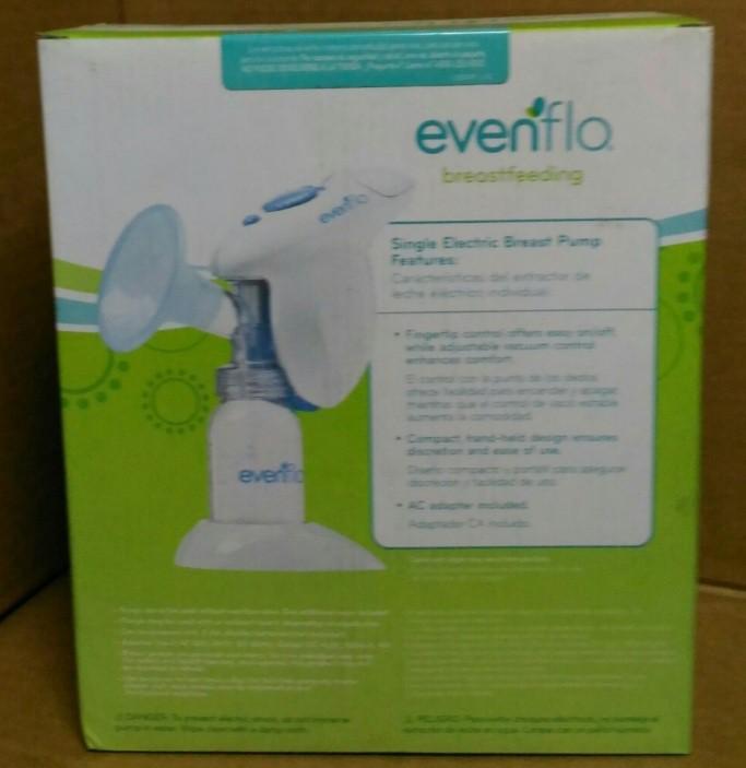 Evenflo Electric Breast Pump (Category: Breastfeeding & Bottle Feeding) located in Marikina City. Submitted by emsmedicalsupplies (Listing ID 1172649953, Image 2). Description: Evenflo Single Electric Breast Pump imported from USA US Version First quality AUTHENTIC 100 % Brandnew * Removable, soft silicone inserts allow for discreet pumping * BPA-free * for occasional use only * Requires AC adapter (included) or 3 AA batteries (not included) * We