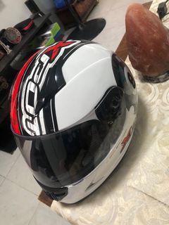 For sale!! Helmet with icc! 1 half & 1 whole face