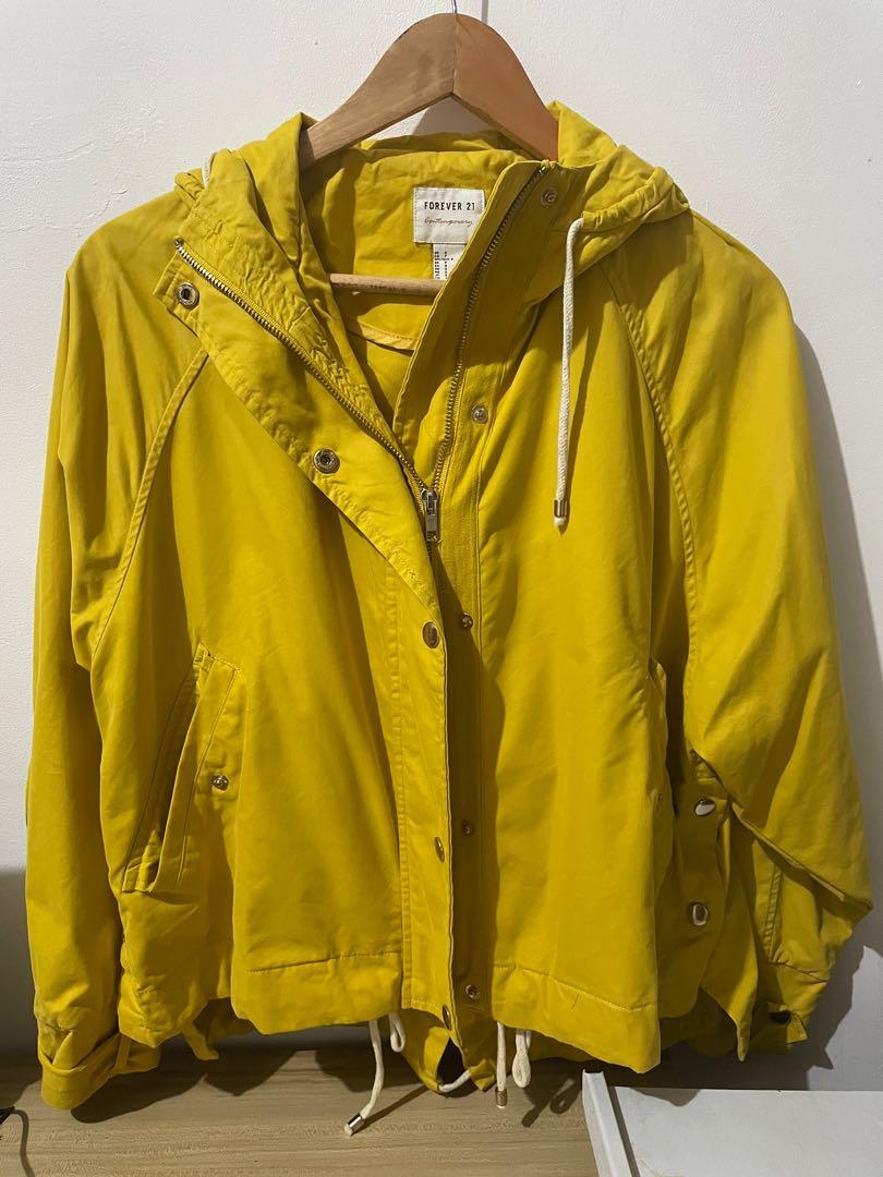 Yellow raincoat clearance forever 21