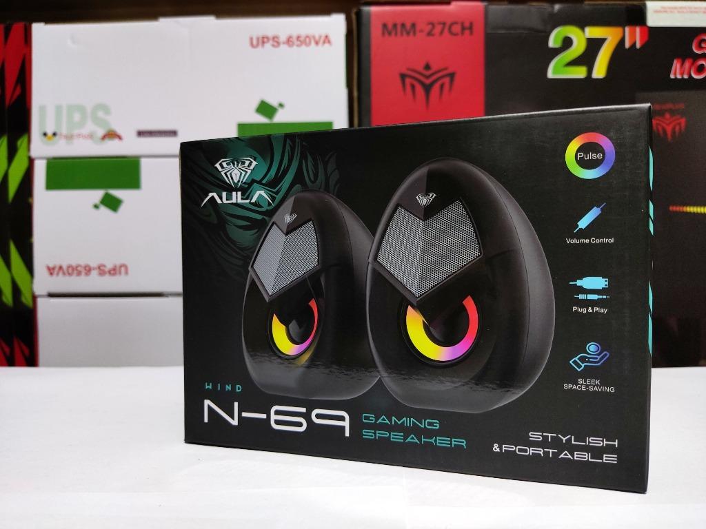 Aula Gaming Speaker N69 (Category: Soundbars, Speakers & Amplifiers) located in Quezon City. Submitted by Combits (Listing ID 1172650374, Image 1). Description: .