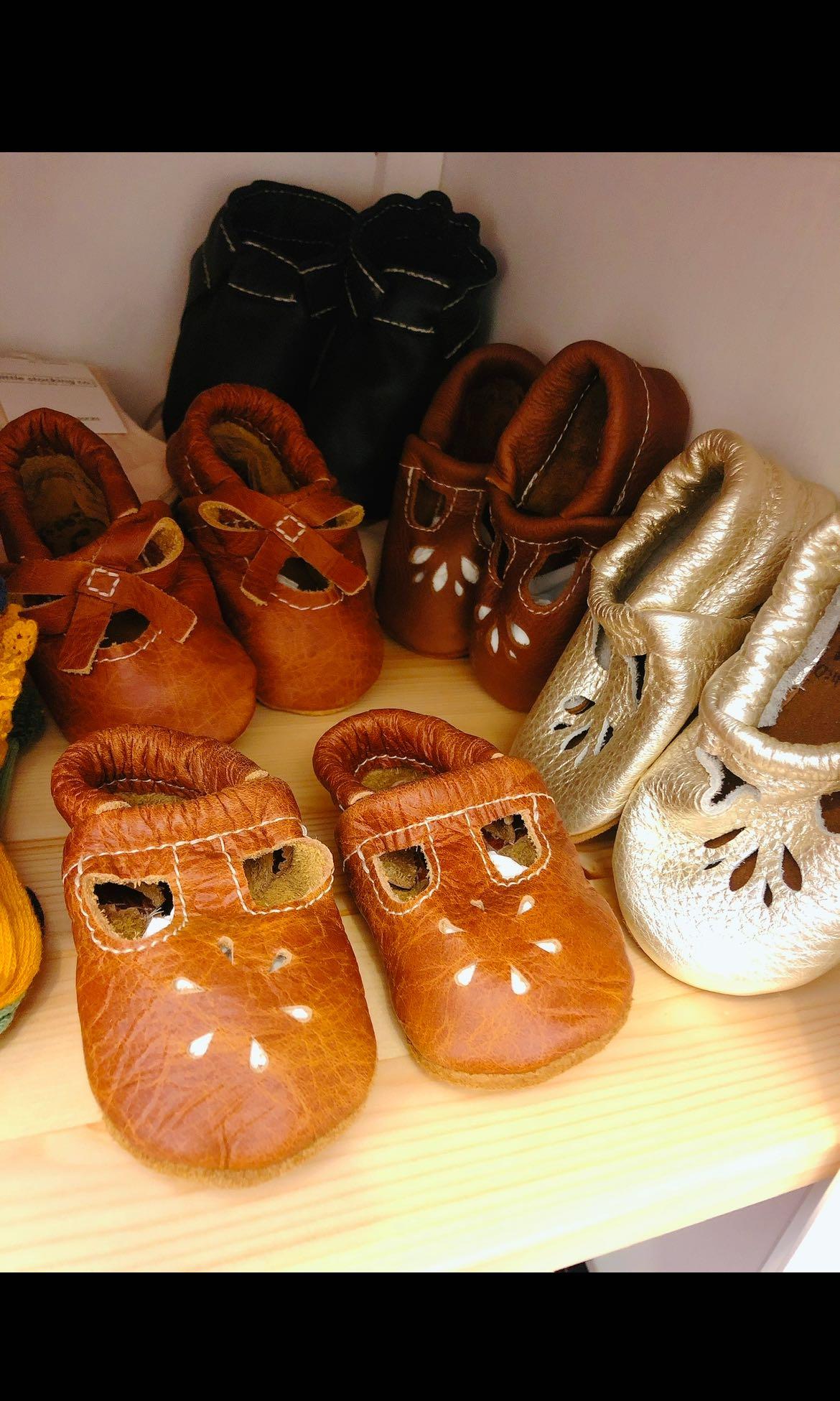 Handmade Leather Baby Shoes Special Order From USA Starry Knight