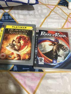 Heavenly Sword & Prince Of Persia PS3 Games