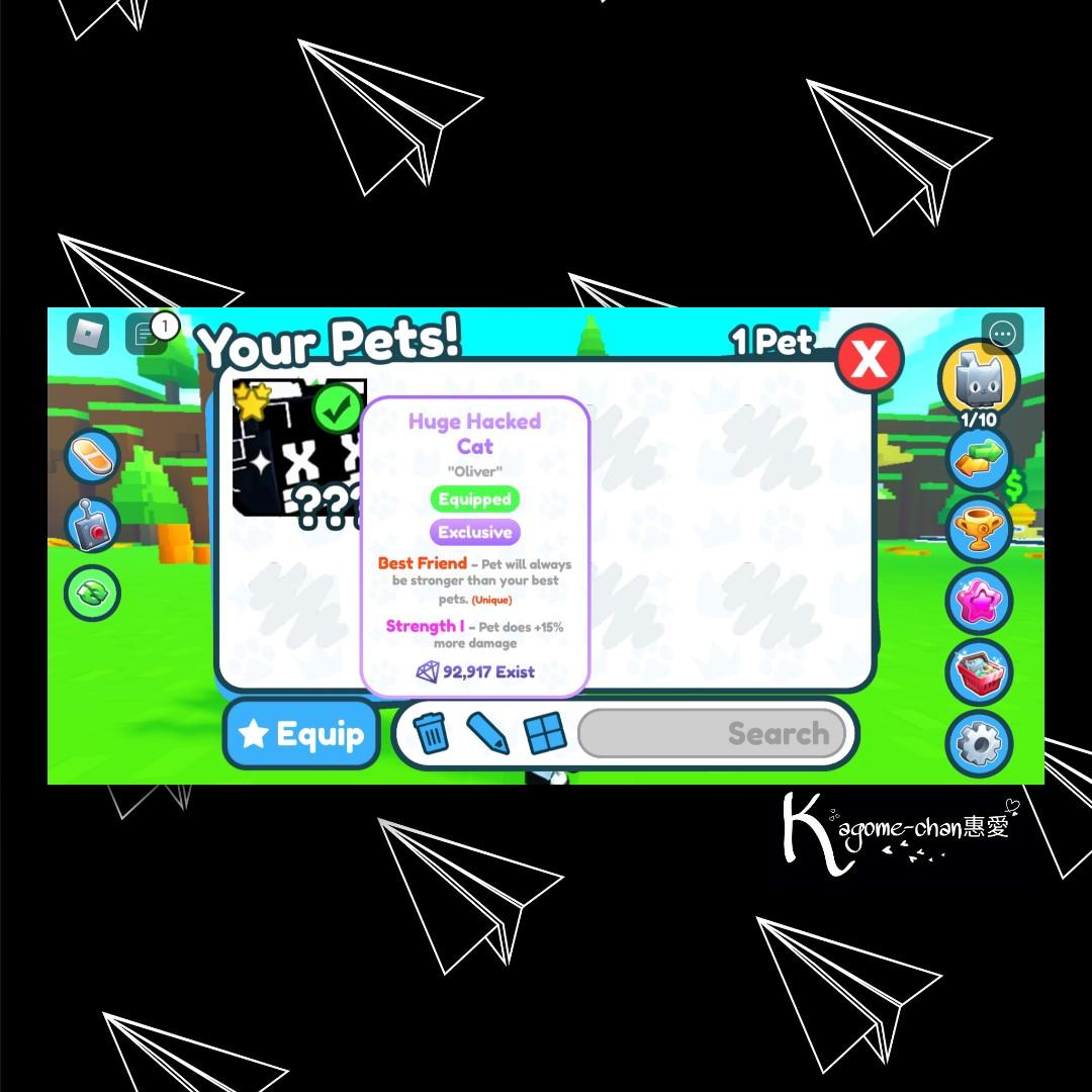 Huge Hacked Cat [Exclusive], Video Gaming, Gaming Accessories, InGame