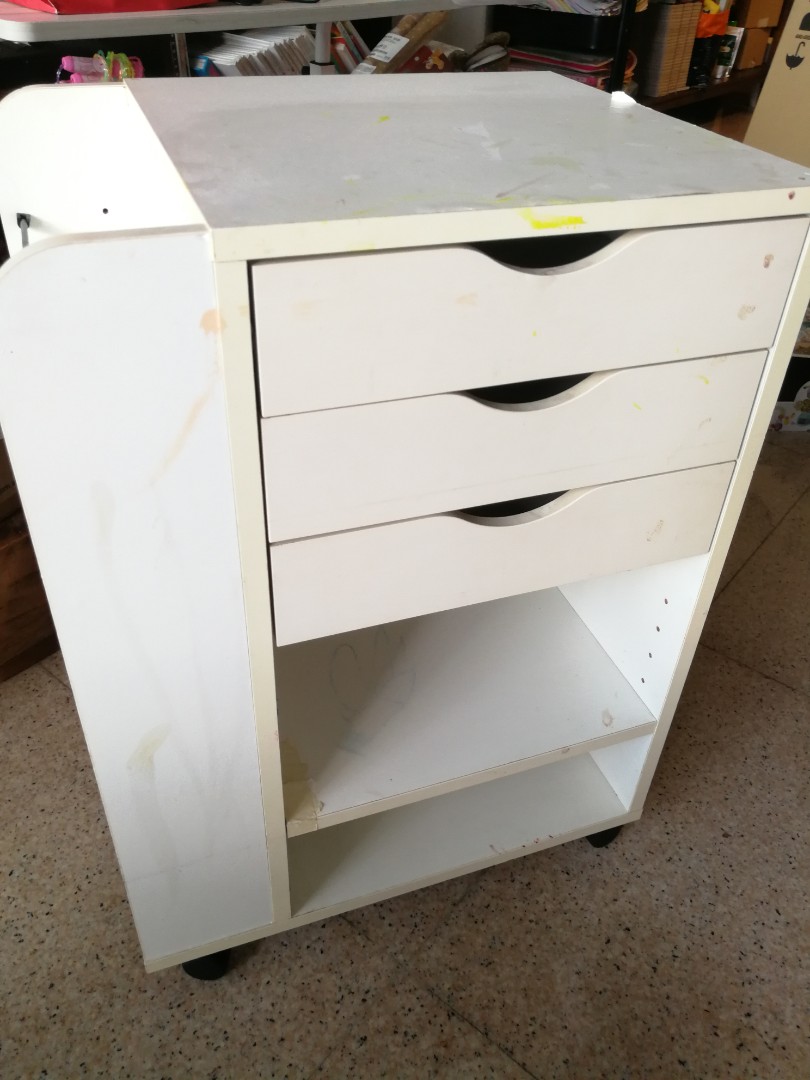 IKEA stationery storage shelves, Furniture & Home