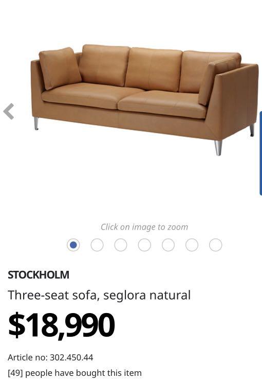 Stockholm Three Seat Sofa 傢俬
