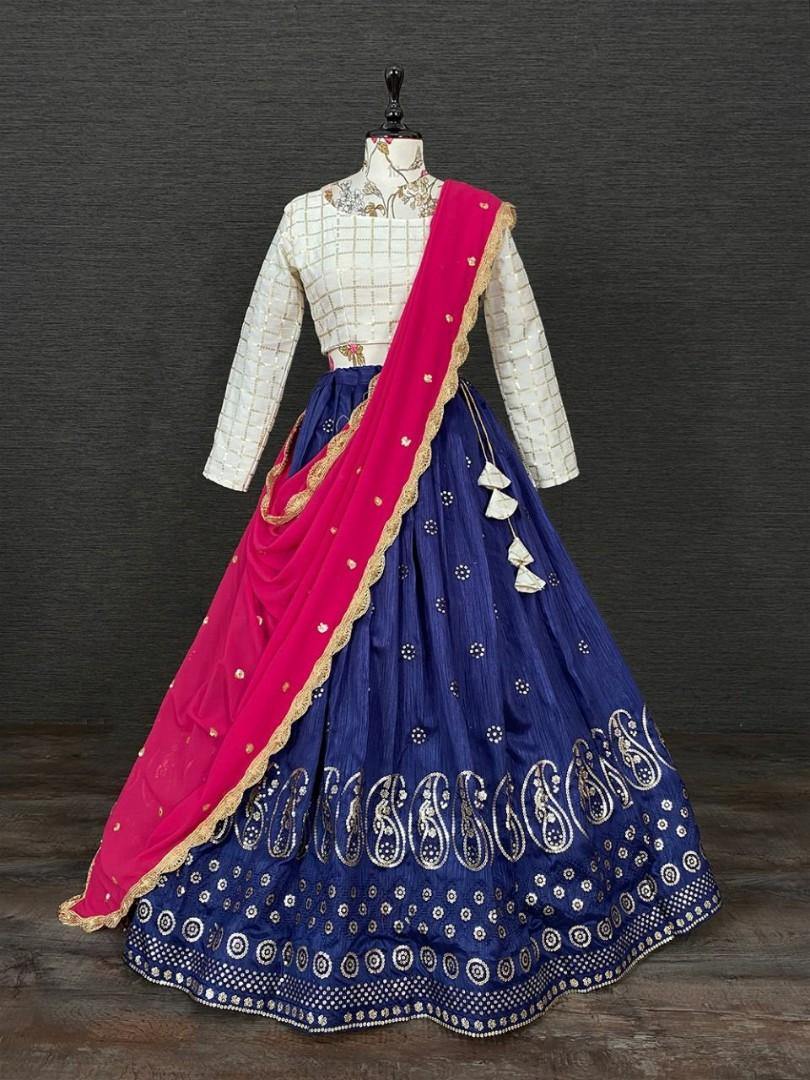 new trendy women's lehenga choli design