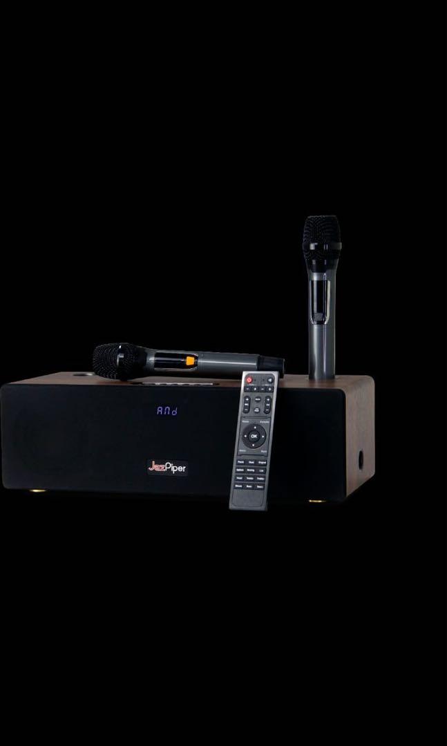 Jazpiper+ Karaoke Soundbar with 2 x wireless MiC Bluetooth , HDMI , USB