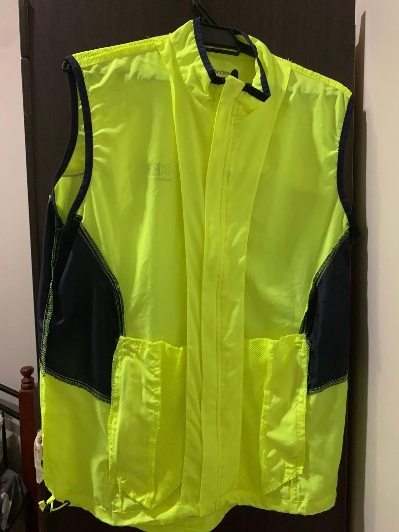 Karrimor yellow cheap running jacket
