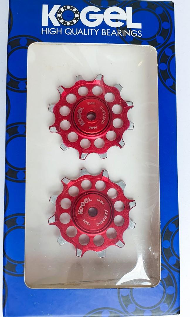 KOGEL 12/12T Oversized Derailleur Pulleys with Ceramic Bearings (Ori